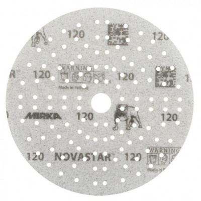 Шлифовальные круги Mirka Novastar Ø 150 мм P120 (121 отверстие)